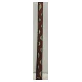 Original Mose T painting RED SNAKE on wood
