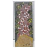 Mose T painting on board of tree of life