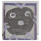 Original Mose T Chicken Painting on Wood
