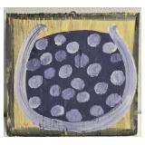 Original Mose T Purple Watermelon Painting on Wood