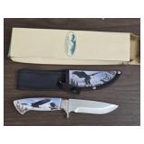 Woodland Creek Eagle Knife with Sheath in Box