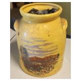 Old ceramic urn needs cleaning