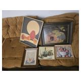 Lot of 5 wall art