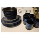 Lot of arcoroc dishes from France