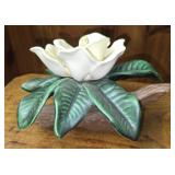Ceramic Magnolia flower decor