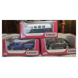 Lot of 3 Kinsmart model cars