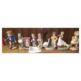 Estate lot of ceramic figurines