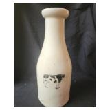 Vintage pottery milk jug