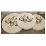 Lot of 3 rooster decor