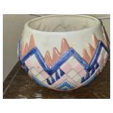 Aztec Style Ceramic Decorative Planter or Vase
