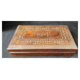 Wooden decorative trinket box