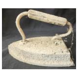 Vintage cast iron iron