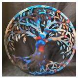 Metal decorative tree of life
