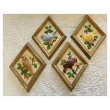 Handpainted ceramic bird Plaques