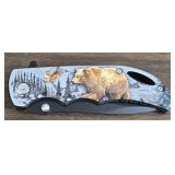 Woodland Creek Wildlife Bear Knife In Box