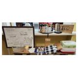 Lot of wall decor plastic containers kitchen