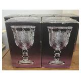 Set of 5 crystal candle holders