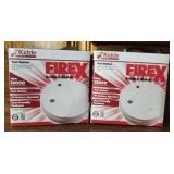 2 Kidde FIREX smoke alarm