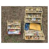 Lot of 2 tackle boxes full of tackle