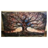 Beautiful 24"x16" tree of life canvas