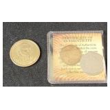 Lot of 3 collectible coins