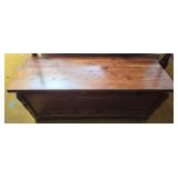 Large cedar chest with clothes and more