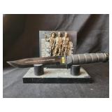 Vietnam war veterans memorial knife