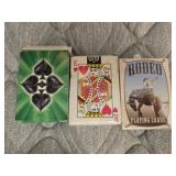 Lot of 3 playing cards
