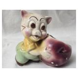 Vintage Ceramic Porky Pig Ceramic Piece