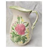Hand Painted Ceramic Decorative Floral Pitcher