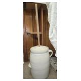 Vintage Louisville Pottery No 3 Crock w Lid