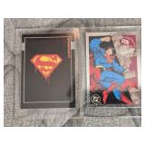 Lot of 2 vintage superman trading cards