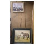 Lot of 2 wall decor