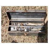Old tool box full of tools