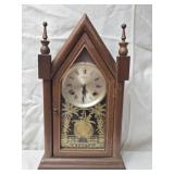 Vintage Wooden Elliot Mantle Clock