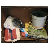 Shelf lot of misc items