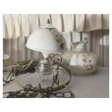 Porcelain hanging lamp