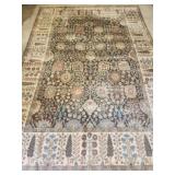 Stunning Large Antique Wool Rug 135 x 94