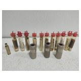 Lot of Bullet sizer modified cases