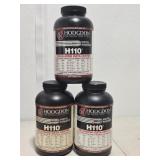 Lot of 2 Hodgdon H110 Reloading Pistol Powder