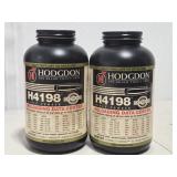 Lot of 2 Hodgdon H4198 Reloading Rifle Powder