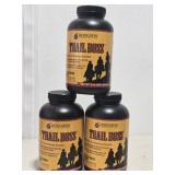 Lot of 3 Hodgdon Trail Boss Smokeless Powder