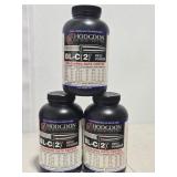 Lot of 3 Hodgdon BL-C2 Rifle Powder