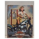 New Harley Davidson metal sign