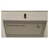 1 box of .25 cal 60 grain ammo SEE DESC