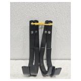 Set of metal hooks with rubber