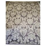 Beautiful Vintage Large Indian Wool Rug 142 x 104