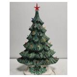 Vintage ceramic Christmas tree WORKS