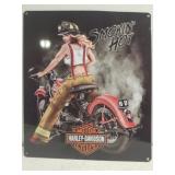 Harley Davidson tin sign
