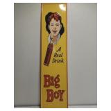 Vintage style Big boy soda tin sign